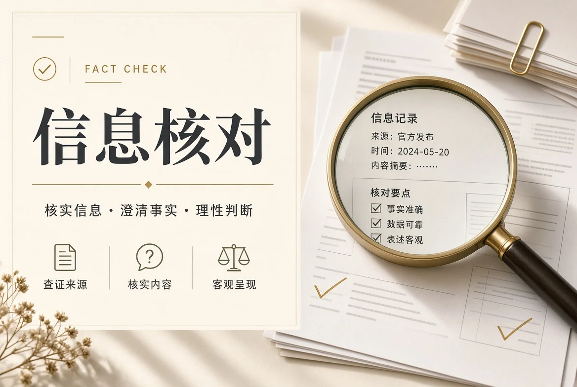 信息核对栏目图
